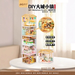 [ Set 2 Bộ ] Mô Hình Nhà DIY - 18098