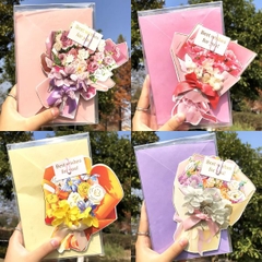 [ Set 12 Cái ] Thiệp Hoa Khô [ Đựng Hộp ] - 18115