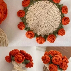 [ Set 5 Bó ] Hoa Len Thủ Công Size Nhỏ [ Đã Hoàn Thiện ] - 18178