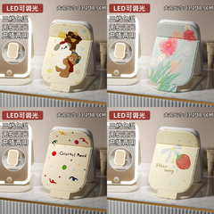 [ Set 4 Cái ] Gương Để Bàn LED [ 2 Size ] - 18329