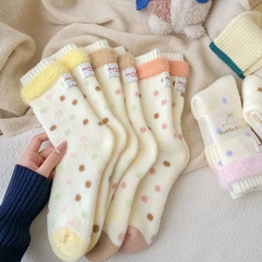 [ Set 5 Đôi ] Vớ Dài Len Dày [ Cotton ] - 18347