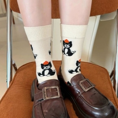 [ Set 12 Đôi ] Vớ Dài [ Polyester ] - 18349