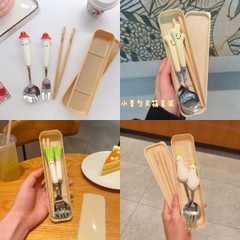 [ Set 5 Bộ ] Thìa Muỗng Đũa - 18410