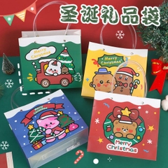 [ Set 12 Cái ] Túi Quà Nhựa PVC [ 21*9*19cm ] - 18449