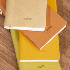 [ Set 4 Quyển ] Sổ Tay [ 15*5.3cm / Bìa Da ] -18514