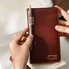 [ Set 2 Quyển ] Sổ Tay [ A6 / Bìa Da ] - 19196