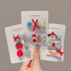 [ Set 10 Vỉ ] Kẹp Tóc [ Vỉ 2 Cái ] - 19236