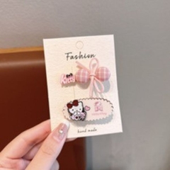 [ Set 10 Vỉ ] Kẹp Tóc Hello Kitty [ Vỉ 2 Cái ] - 19235