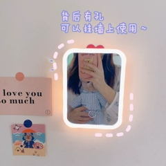 [ Set 2 Cái ] Gương LED Để Bàn [ 12.8*7*17.3cm ] - 19254