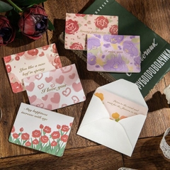 [ Set 50 Cái ] Thiệp / Phong Bì [ 11.5*17cm ] - 19324