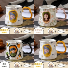 [ Set 2 Cái ] Ly Cốc Sứ - 19359