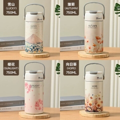 [ Set 2 Cái ] Bình Giữ Nhiệt [ 750ml / Inox 316 ] - 19378