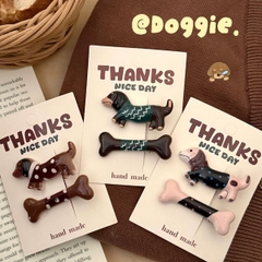 [ Set 12 Vỉ ] Kẹp Tóc [ Vỉ 2 Cái ] - 19553