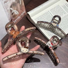 [ Set 12 Cái ] Kẹp Tóc Hello Kitty [ Acrylic / 12-13cm ] - 19805