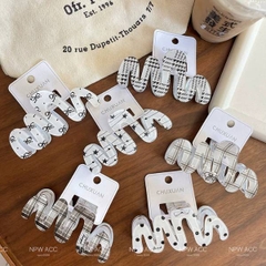 [ Set 12 Cái ] Kẹp Tóc [ Acrylic / 11-13cm ] - 19813