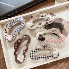 [ Set 12 Cái ] Kẹp Tóc [ Acrylic / 10-13cm ] - 19826