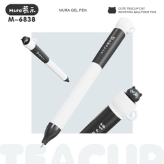 [ Hộp 24 Cây ] Bút Bi Gel Xoay Muller [ 0.5mm / Đen ] - 19888