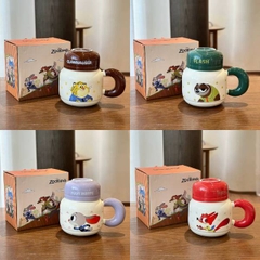 [ Set 2 Cái ] Cốc Sứ 520ml Zootopia [ Hộp Màu ] - 19883
