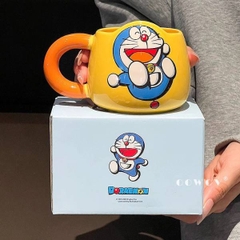 [ Set 2 Cái ] Cốc Sứ 380ml Doraemon [ Hộp Màu ] - 19882