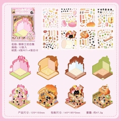 [ Set 12 Bộ ] Sticker Trang Trí 3D [ 1 Bộ 8 Khung Cảnh ] - 19993