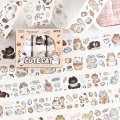 [ Set 2 Hộp ] Washi Tape [ 5cm*2m / Hộp 6 Cuộn ] - 19995