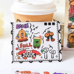 [ Set 12 Túi ] Sticker [ Túi 4 Tấm ] - 19996
