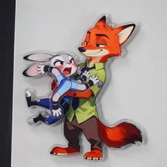 [ Set 12 Cái ] Charm Từ Tính Acrylic Zootopia [ Tay Xoay ] - 20154