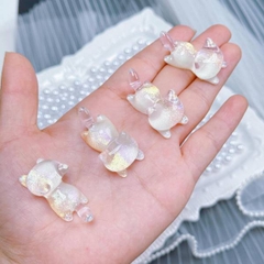[ Set 50 Cái ] Charm Mèo 3D Dạ Quang - 20231