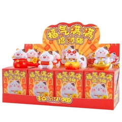 [ Hộp 8 Box ] Blind Box Tượng Trang Trí Mèo Thần Tài - 20359