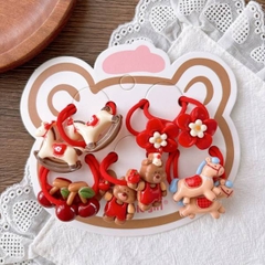 [ Set 12 Vỉ ] Kẹp Tóc / Cột Tóc - 20505