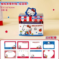 [ Set 12 Hộp ] Giấy Note Cuộn Hello Kitty [ 126 Tem ] - 20678