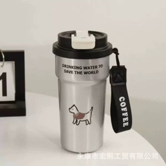 [ Set 2 Cái ] Bình Giữ Nhiệt Hello Kitty [ 500ml / Inox 304 ] - 20704