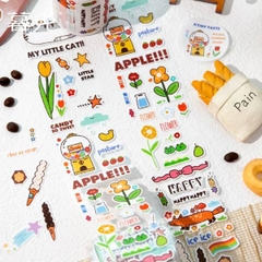 [ Set 8 Cuộn ] Washi Tape [ 3.5cm*2m ] - 21319