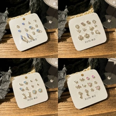 [ Set 5 Vỉ ] Bông Tai [ Hợp Kim ] - 21506