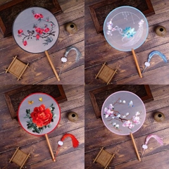 [ Set 10 Cái ] Quạt Tròn Truyền Thống - 21611