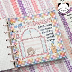 [ Set 12 Túi ] Washi Tape Dán Viền [ 20 Nhãn ] - 21589