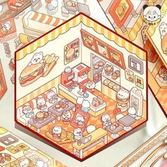 [ Set 12 Túi ] Sticker Trang Trí 3D [ 12.8*17cm ] - R21585