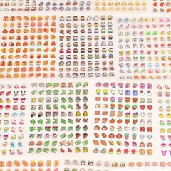 [ Set 100 Túi ] Sticker Mini - 21784