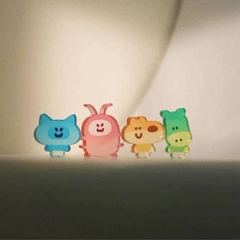 [ Set 10 Cái ] Tượng Mica Trang Trí [ 4cm ] - 21791