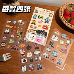 [ Set 12 Túi ] Sticker [ Túi 4 Tấm ] - 22307