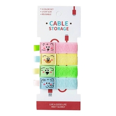 [ Set 10 Vỉ ] Dây Buộc Cáp Sạc [ Vỉ 4 Cái ] - 22406