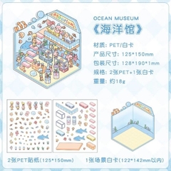 [ Set 50 Túi ] Sticker Trang Trí 3D / Hơn 50 Mẫu [ 13*19cm ] - 18516