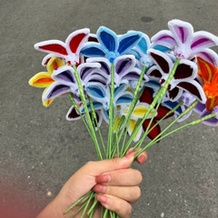 [ Set 20 Nhánh ] Hoa La Kèn Kẽm Nhung - 18187