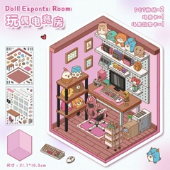 [ Set 20 Bộ ] Sticker Trang Trí 3D [ 21 x 14cm ] - 922802