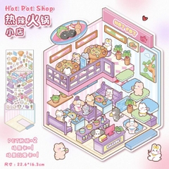 [ Set 20 Bộ ] Sticker Trang Trí 3D [ 16 x 22cm ] - 922804