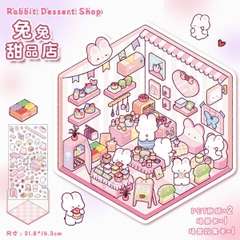 [ Set 20 Bộ ] Sticker Trang Trí 3D [ 14 x 22cm ] - 922805