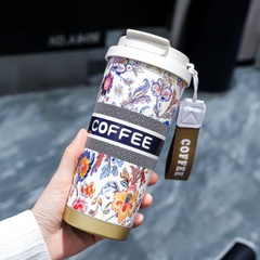 [ Set 2 Cái ] Bình Giữ Nhiệt ( 500ml - Inox 316 - Kèm Dây Coffee ) - 922208