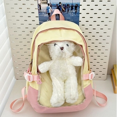[ Set 2 Cái ] Balo [ 43*15*30cm - Kèm Gấu Bông ] - 935289