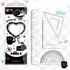 [ Set 20 Bộ ] Thước Kẻ [ 1 Bộ 4 Món ] - 95583