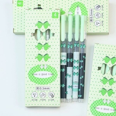 [ Set 10 Hộp ] Bút Bi [ 0.5mm - Đen - 1 Hộp 4 Cây ] - 95653